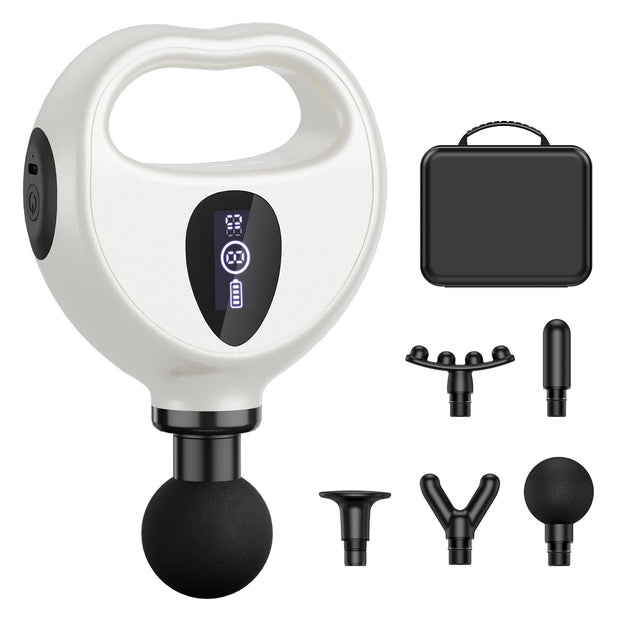 Legiral LEmini Massage Gun Deep Tissue Percussion Massager for Athletes with 5 Types of Massage Heads and 8 Speeds Adjustment Rechargeable for Pain Relief and Muscle Relaxation